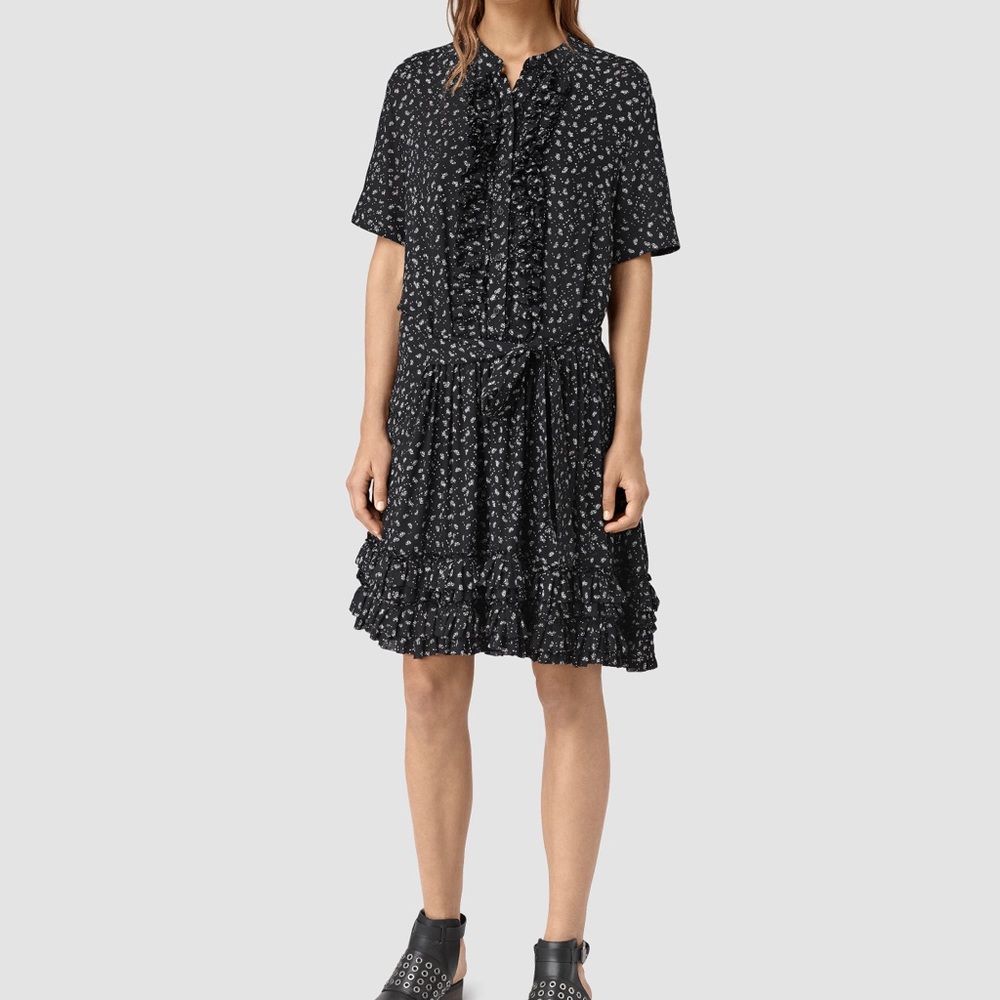 NWOT! ALLSAINTS Abel Emrys silk dress
